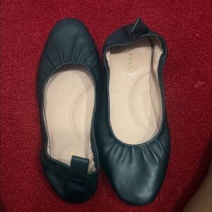 Cole Haan Black Leather Flats